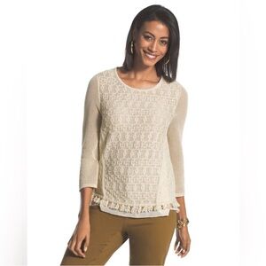 Chicos Trisha textured sweater